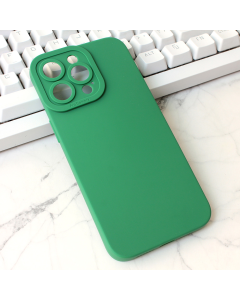 Maska za iPhone 15 Pro Max 6.7 Silikon Pro Camera tamno zelena - 209878
