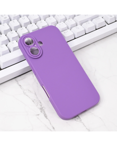 Torbica Silikon Pro Camera za iPhone 16 6.1 ljubicasta - 217101