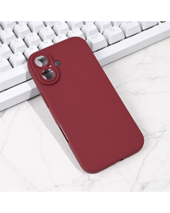 Maska za iPhone 17 63 Silikon Pro Camera bordo - 223969