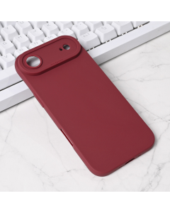 Maska za iPhone 17 Air 66 Silikon Pro Camera bordo - 224045