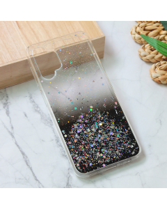 Torbica Silikonska Glitter za Samsung A135F Galaxy A13 4G crna - 213266