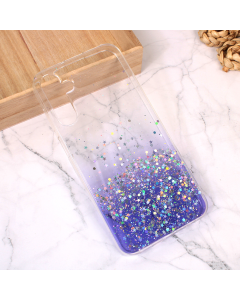 Maska za Samsung Galaxy A15 5G Silikonska Glitter ljubičasta - 214159