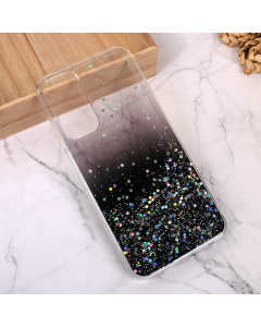 Maska za Samsung Galaxy A25 5G Silikonska Glitter crna - 214161