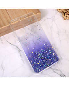 Maska za Samsung Galaxy A25 5G Silikonska Glitter ljubičasta - 214162