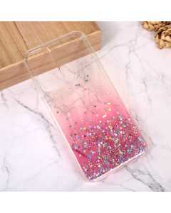 Maska za Samsung Galaxy A25 5G Silikonska Glitter roze - 214163