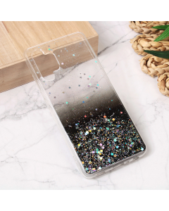 Maska za Samsung Galaxy A32 4G (EU) Silikonska Glitter crna - 214078