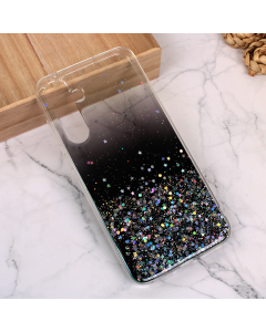 Maska za Samsung Galaxy A35 5G Silikonska Glitter crna - 214164