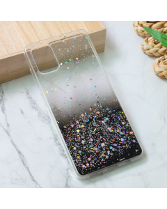 Maska za Samsung Galaxy A51 Silikonska Glitter crna - 213258