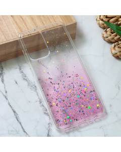 Torbica Silikonska Glitter za Samsung A525F/A526B/A528B Galaxy A52 4G/A52 5G/A52s 5G roze - 213260