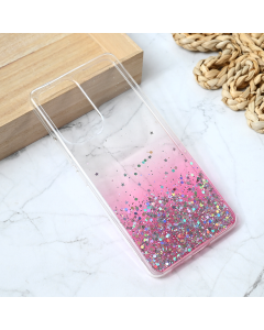 Torbica Silikonska Glitter za Samsung A536B Galaxy A53 5G roze - 214638