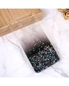 Torbica Silikonska Glitter za Samsung A556F Galaxy A55 5G crna - 214167