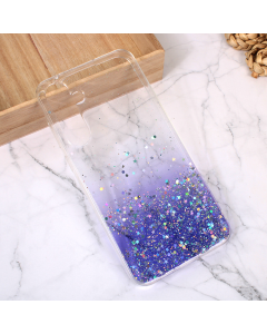Torbica Silikonska Glitter za Samsung A556F Galaxy A55 5G ljubicasta - 214168