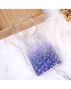 Torbica Silikonska Glitter za Xiaomi Redmi A3 ljubicasta - 214171