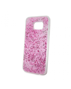 Torbica silikonska Leaves za Samsung G935/S7 Edge pink - 011388
