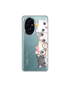 Torbica Silikonska Print Skin za Honor 200 Cats - 8020349