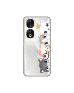 Torbica Silikonska Print Skin za Honor 90 Cats - 8019769