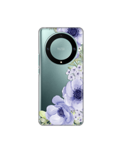 Maska za Honor Magic 5 Lite Blue Roses Silikonska Print Skin - 8019541
