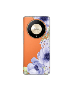 Maska za Honor Magic 6 Lite Blue Roses Silikonska Print Skin - 8020090