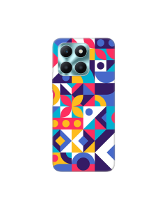 Maska za Honor X6a Colorful Mosaic Silikonska Print Skin - 8019816