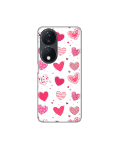 Torbica Silikonska Print Skin za Honor X7b Pink Hearts - 8020012