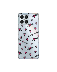 Maska za Honor X8 Heart Pattern Silikonska Print Skin - 8018768