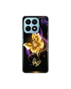 Maska za Honor X8a Golden butterfly Silikonska Print Skin - 8019614