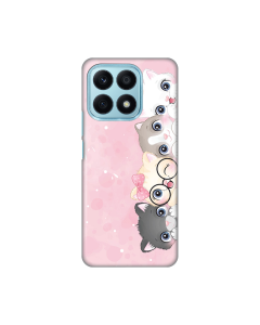 Torbica Silikonska Print Skin za Honor X8a Pink cats - 8019561