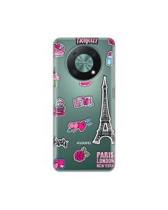 Torbica Silikonska Print Skin za Huawei Nova Y90 Love Paris - 8019042