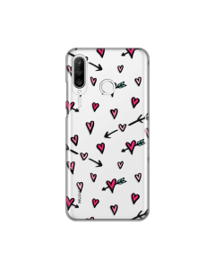 Torbica Silikonska Print Skin za Huawei P30 Lite Heart Pattern - 8018942