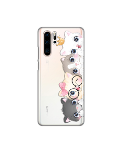 Torbica Silikonska Print Skin za Huawei P30 Pro Cats - 8018752