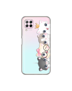 Maska za Huawei P40 Lite/Nova 6 SE Cats Silikonska Print Skin - 8019317