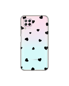 Maska za Huawei P40 Lite/Nova 6 SE Hearts Silikonska Print Skin - 8019314