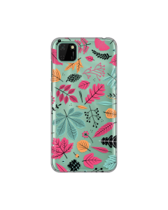 Torbica Silikonska Print Skin za Huawei Y5p/Honor 9S Colorful Leaves - 8016902