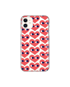 Torbica Silikonska Print Skin za iPhone 11 6.1 Eye Heart Pattern - 8018944