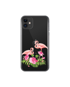 Torbica Silikonska Print Skin za iPhone 11 6.1 Flamingo - 8018147