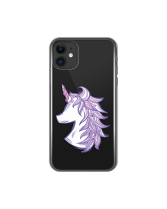 Torbica Silikonska Print Skin za iPhone 11 6.1 Purple Unicorn - 8018150