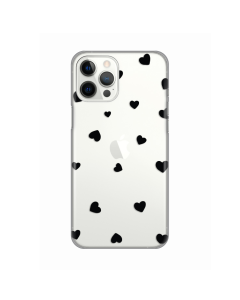 Torbica Silikonska Print Skin za iPhone 12 Pro Max 6.1 Hearts - 8019028