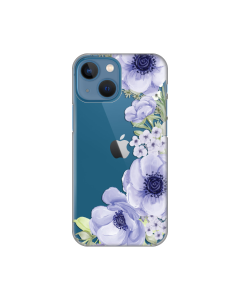 Maska za iPhone 13 Mini 5.4 Blue Roses Silikonska Print Skin - 8019303