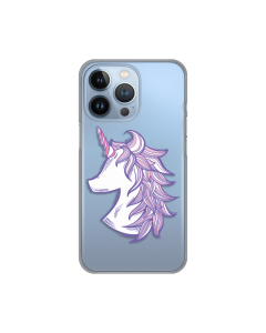 Torbica Silikonska Print Skin za iPhone 13 Pro 6.1 Purple Unicorn - 8018162