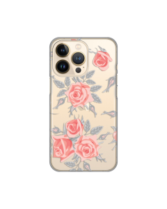 Torbica Silikonska Print Skin za iPhone 13 Pro 6.1 Elegant Roses - 8019054