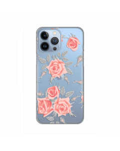 Torbica Silikonska Print Skin za iPhone 13 Pro Max Elegant Roses - 8019055