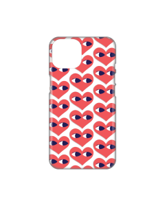 Torbica Silikonska Print Skin za iPhone 14 Plus 6.7 Eye Heart Pattern - 8018972