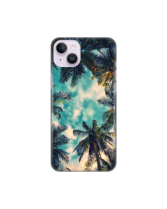 Torbica Silikonska Print Skin za iPhone 14 Plus 6.7 Palm tree - 8019065