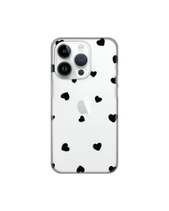 Torbica Silikonska Print Skin za iPhone 14 Pro 6.1 Hearts - 8019069