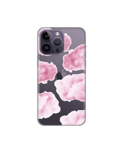 Torbica Silikonska Print Skin za iPhone 14 Pro Max 6.7 Pink Clouds - 8019079