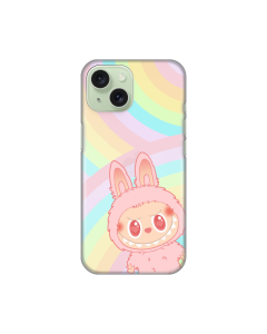 Maska za iPhone 15 6.1 La Bubu Rainbow Silikonska Print Skin - 8020847