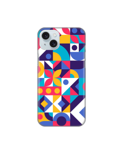 Maska za iPhone 15 Plus 6.7 Colorful Mosaic Silikonska Print Skin - 8019865