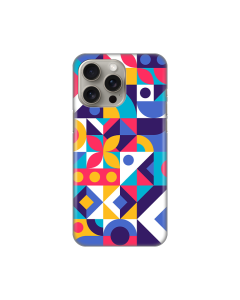 Maska za iPhone 15 Pro Max 6.7 Colorful Mosaic Silikonska Print Skin - 8019880