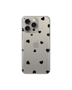 Maska za iPhone 15 Pro Max 6.7 Hearts Silikonska Print Skin - 8019881