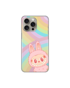 Maska za iPhone 15 Pro Max 6.7 La Bubu Rainbow Silikonska Print Skin - 8020931